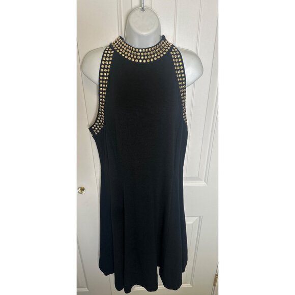 Designer Carmen Marc Valvo black sleeveless dress, Large - Picture 2 of 7